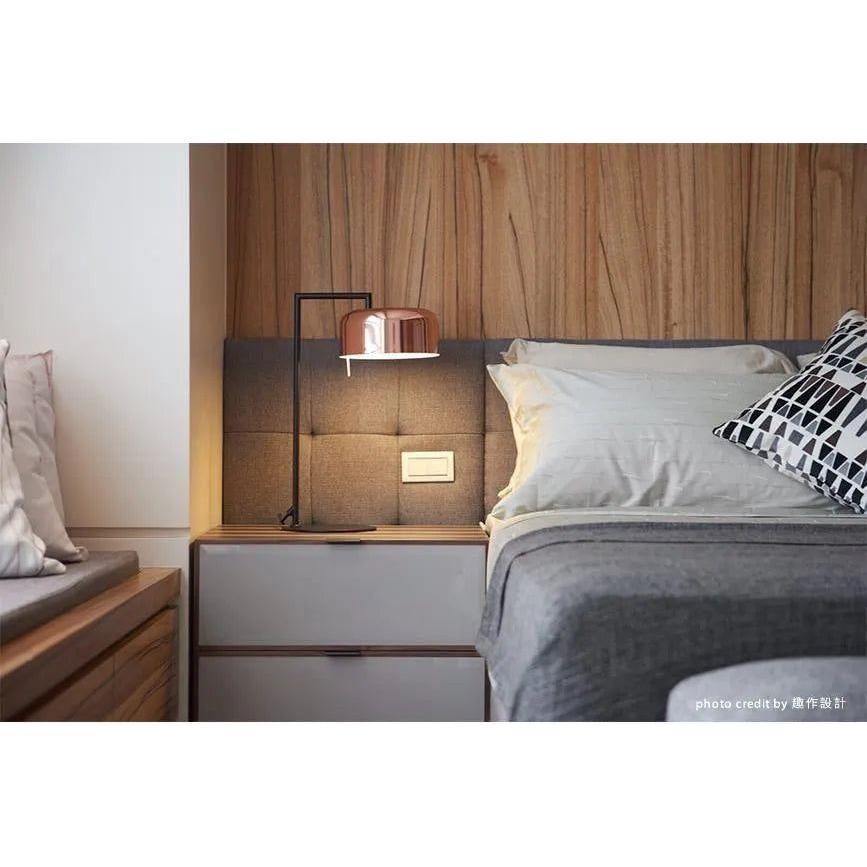 Seed Design - Lalu+ Table Lamp - SQ-250MDR-CPR - Canada Light Shop