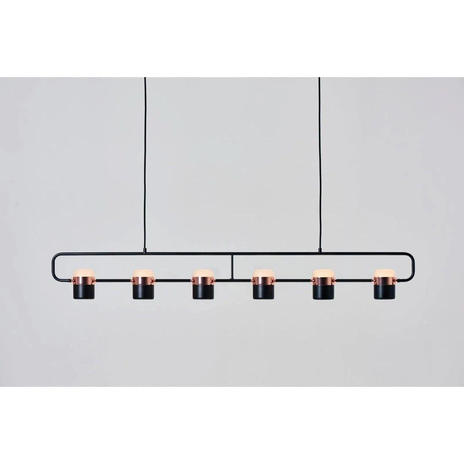Seed Design - Ling Pendant Light 6 - SLD-80PF6-BK - Canada Light Shop