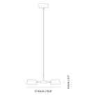 Seed Design - OLO PC4 Pendant Light - SLD-130PC4-CPR - Canada Light Shop