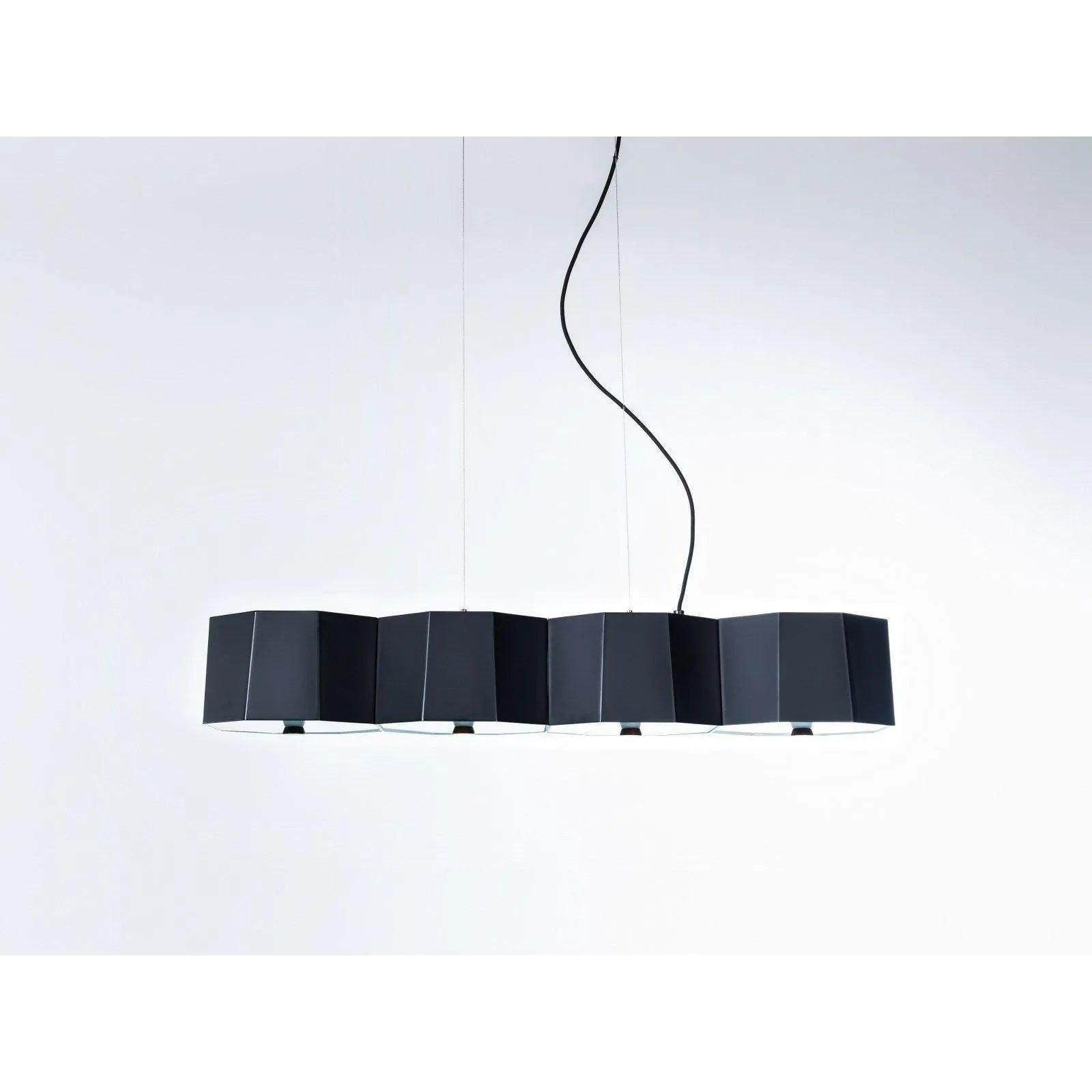 Seed Design - Zhe Pendant Light 4 - SQ-2322MPL4-BK - Canada Light Shop