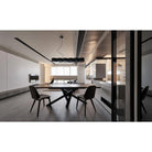 Seed Design - Zhe Pendant Light 6 - SQ-2322MPL6-BK - Canada Light Shop