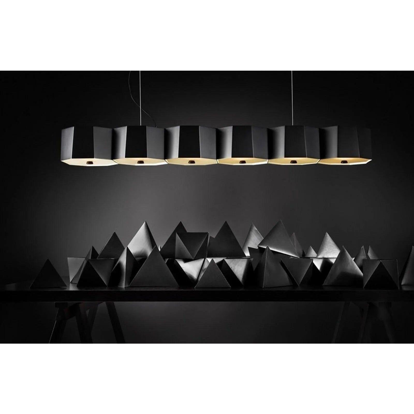 Seed Design - Zhe Pendant Light 6 - SQ-2322MPL6-BK - Canada Light Shop