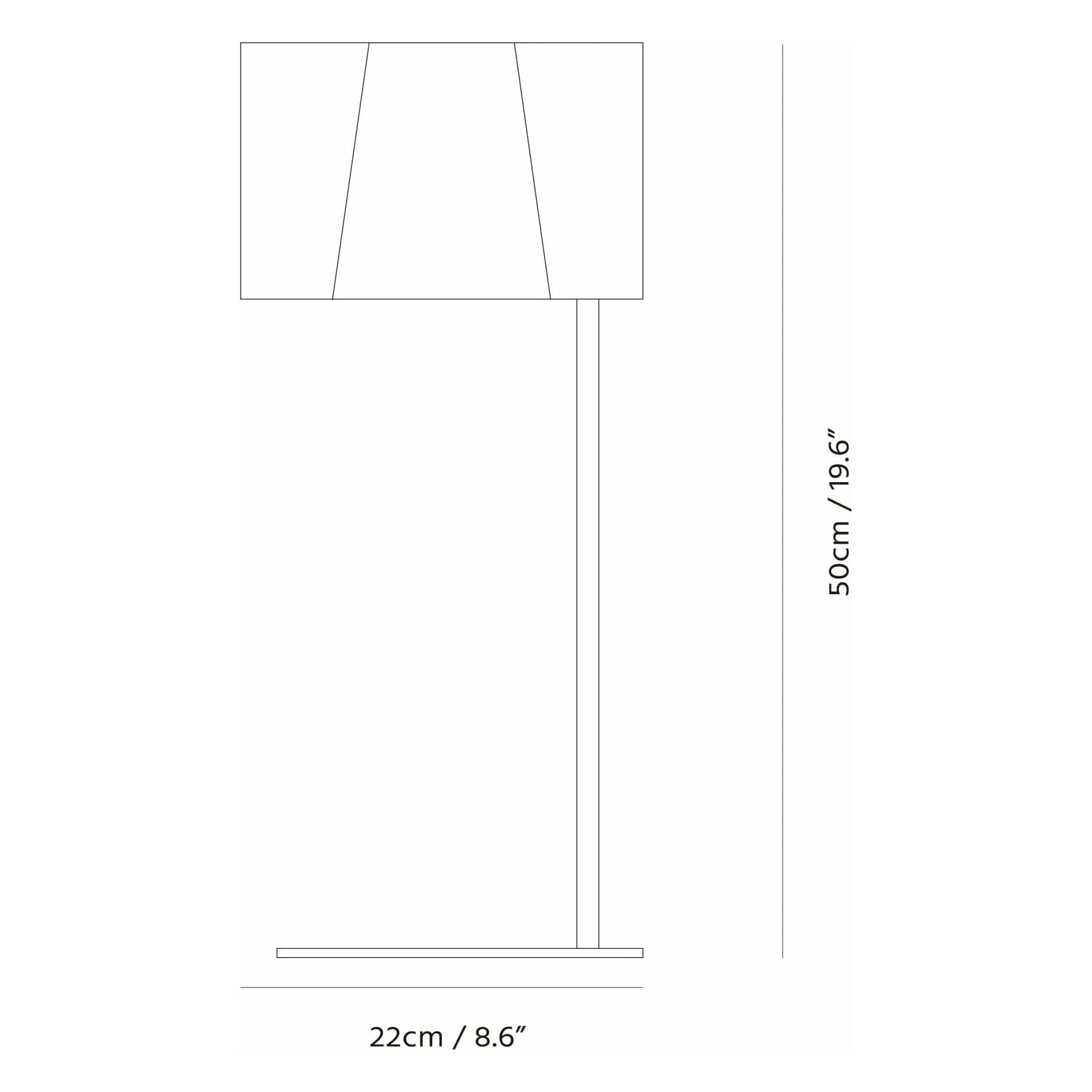 Seed Design - Zhe Table Lamp - SQ-2322MD-BK - Canada Light Shop