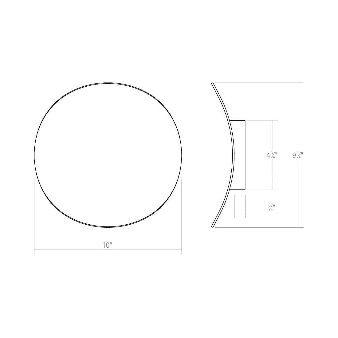 Sonneman - Malibu Discs LED Wall Sconce - 1760.03 - Canada Light Shop
