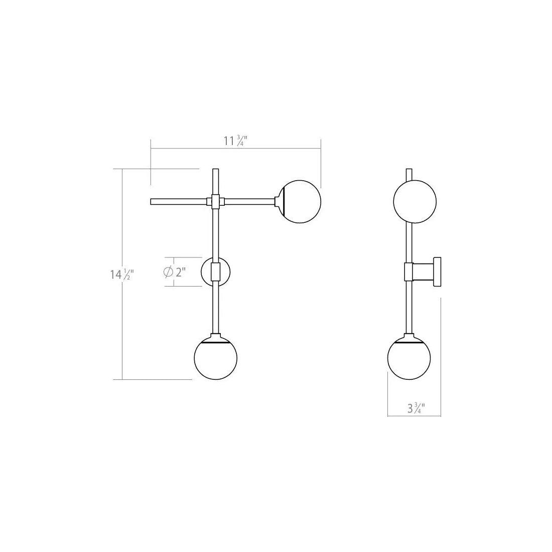 Sonneman - Sabon LED Wall Sconce - 2062.13 - Canada Light Shop