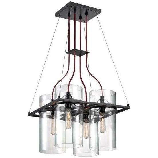 Sonneman - Square Ring Four Light Pendant - 4765.25 - Canada Light Shop