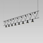 Sonneman - Suspenders Eight Light Pendant - SLS1142 - Canada Light Shop