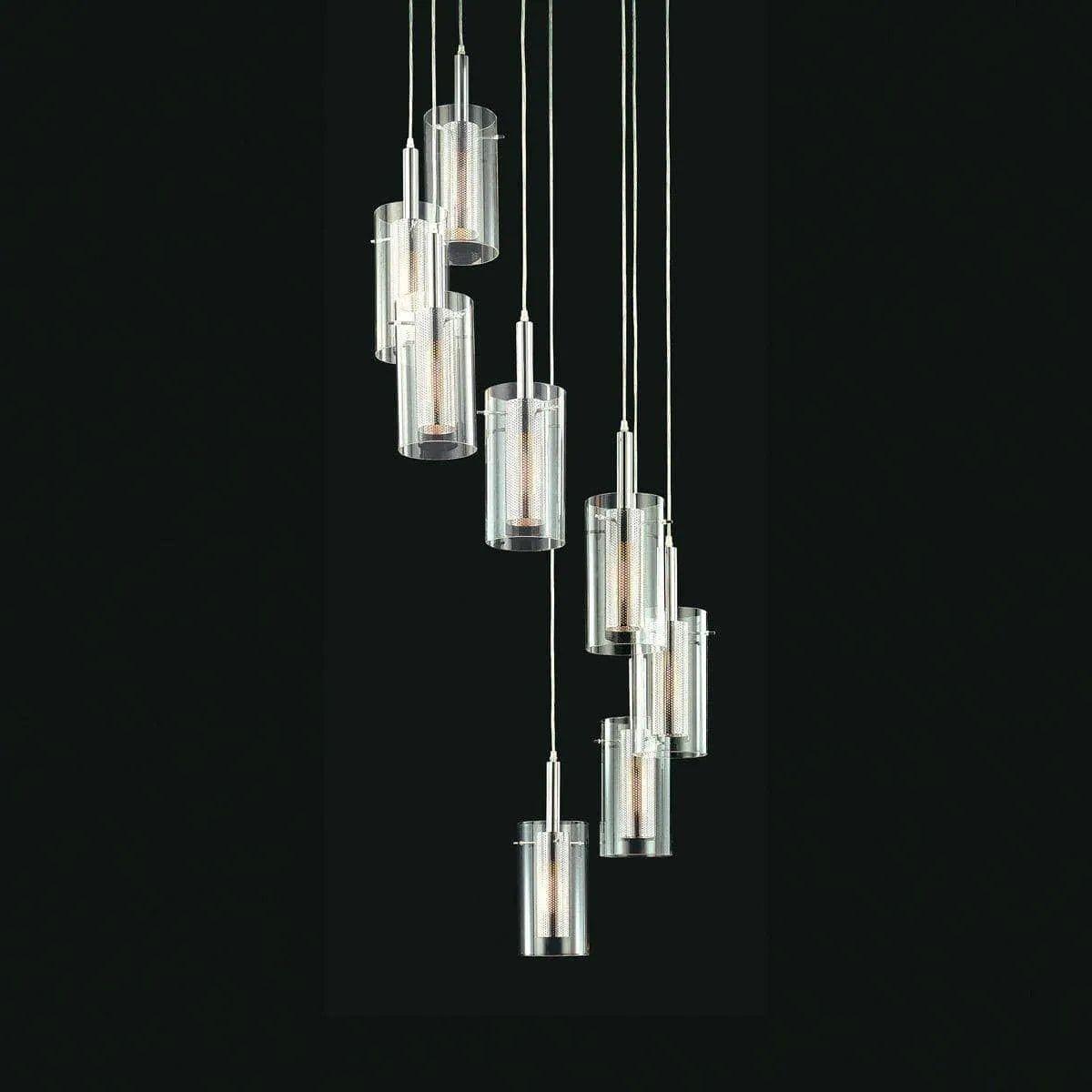 Sonneman - Zylinder Eight Light Pendant - 4399.57 - Canada Light Shop
