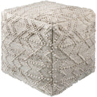 Surya - Chrisley Pouf - HRPF001-181818 - Canada Light Shop