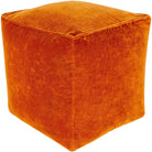 Surya - Cotton Velvet Pouf - CVPF020-161616 - Canada Light Shop