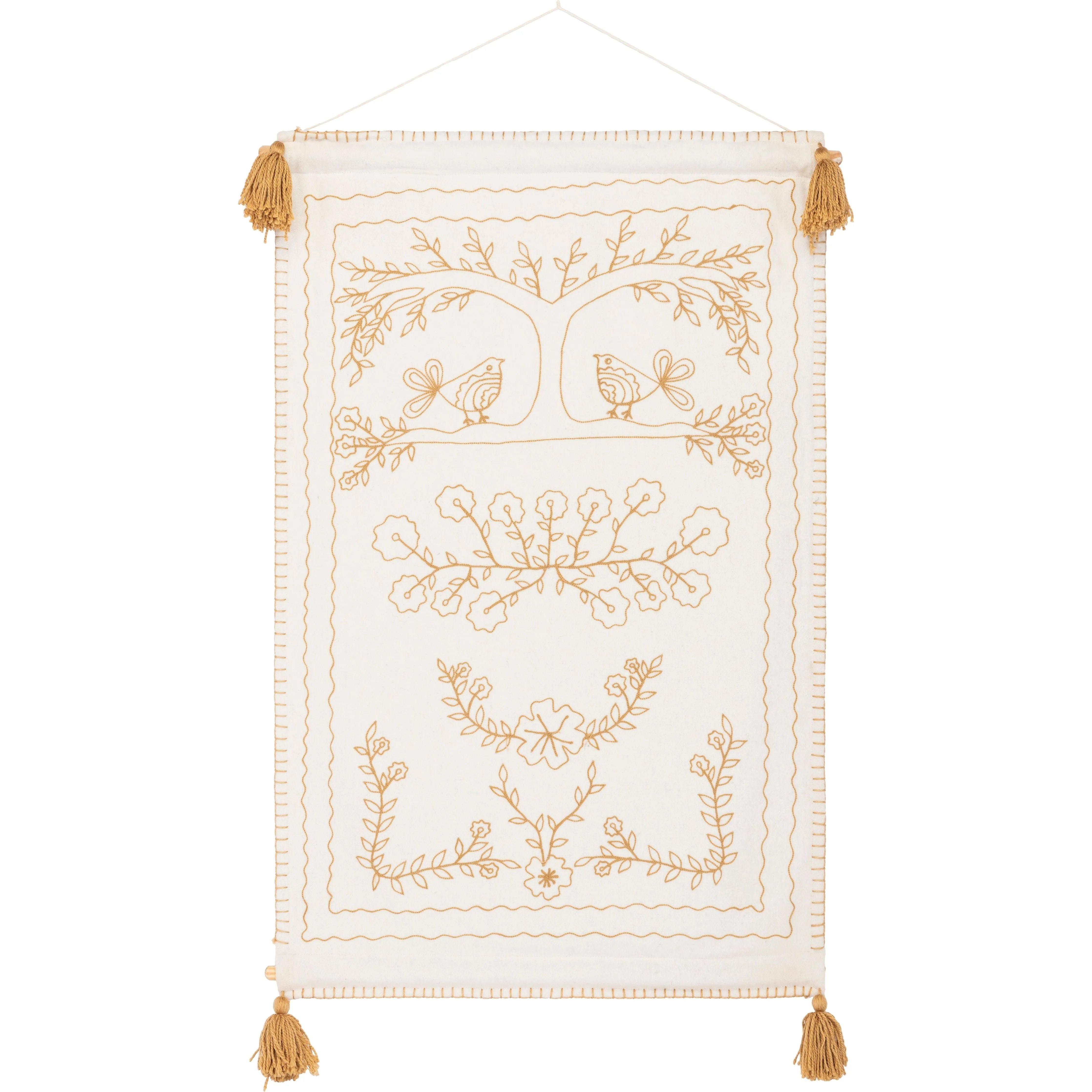 Surya - Folk Tale Wall Hanging - FKL1001-2436 - Canada Light Shop