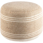 Surya - Frankfurt Pouf - FFPF001-141818 - Canada Light Shop
