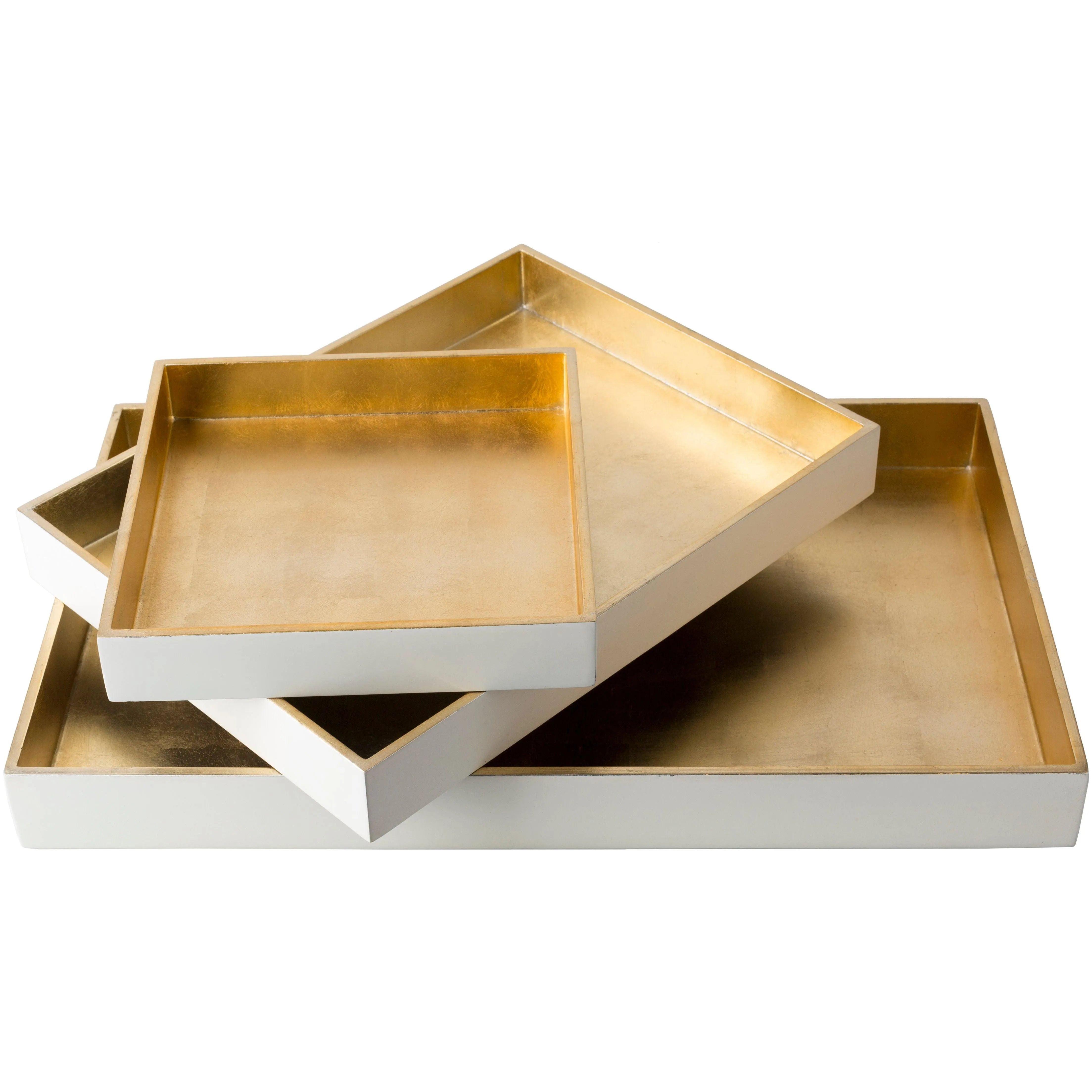 Surya - Kalista Decorative Tray - KTA001-SET - Canada Light Shop