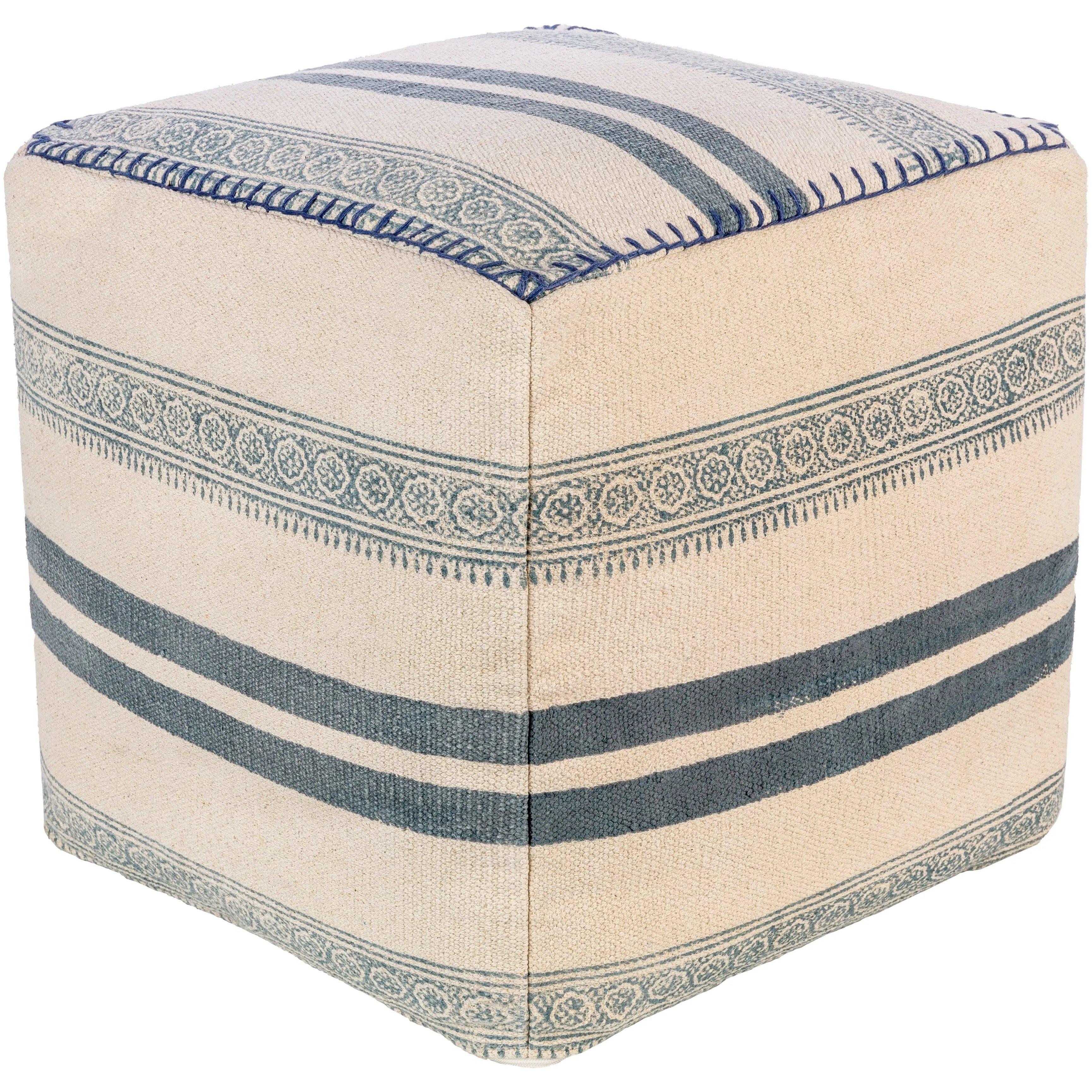 Surya - Lola Pouf - LLPF002-181818 - Canada Light Shop
