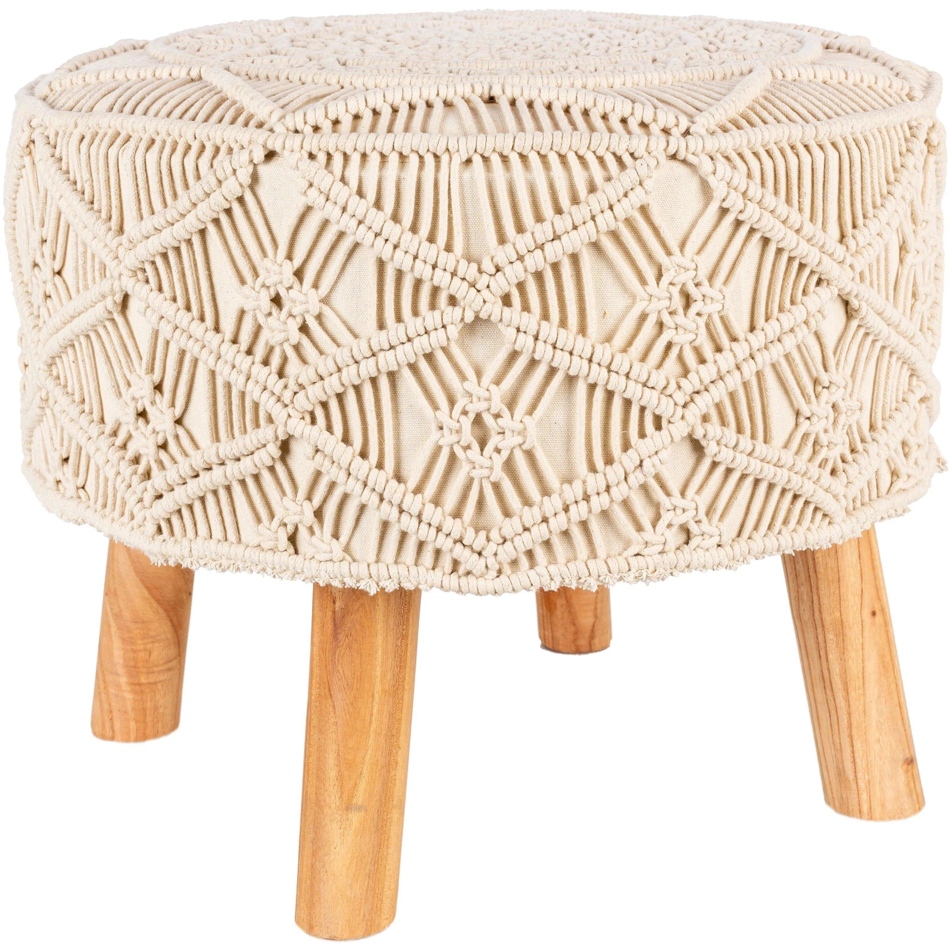 Surya - Mandala Ottoman MDL-001 - MDL-001 - Canada Light Shop