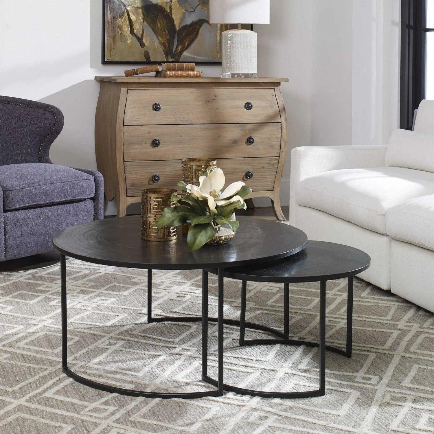 The Uttermost - Barnette Coffee Tables S/2 - 25109 - Canada Light Shop