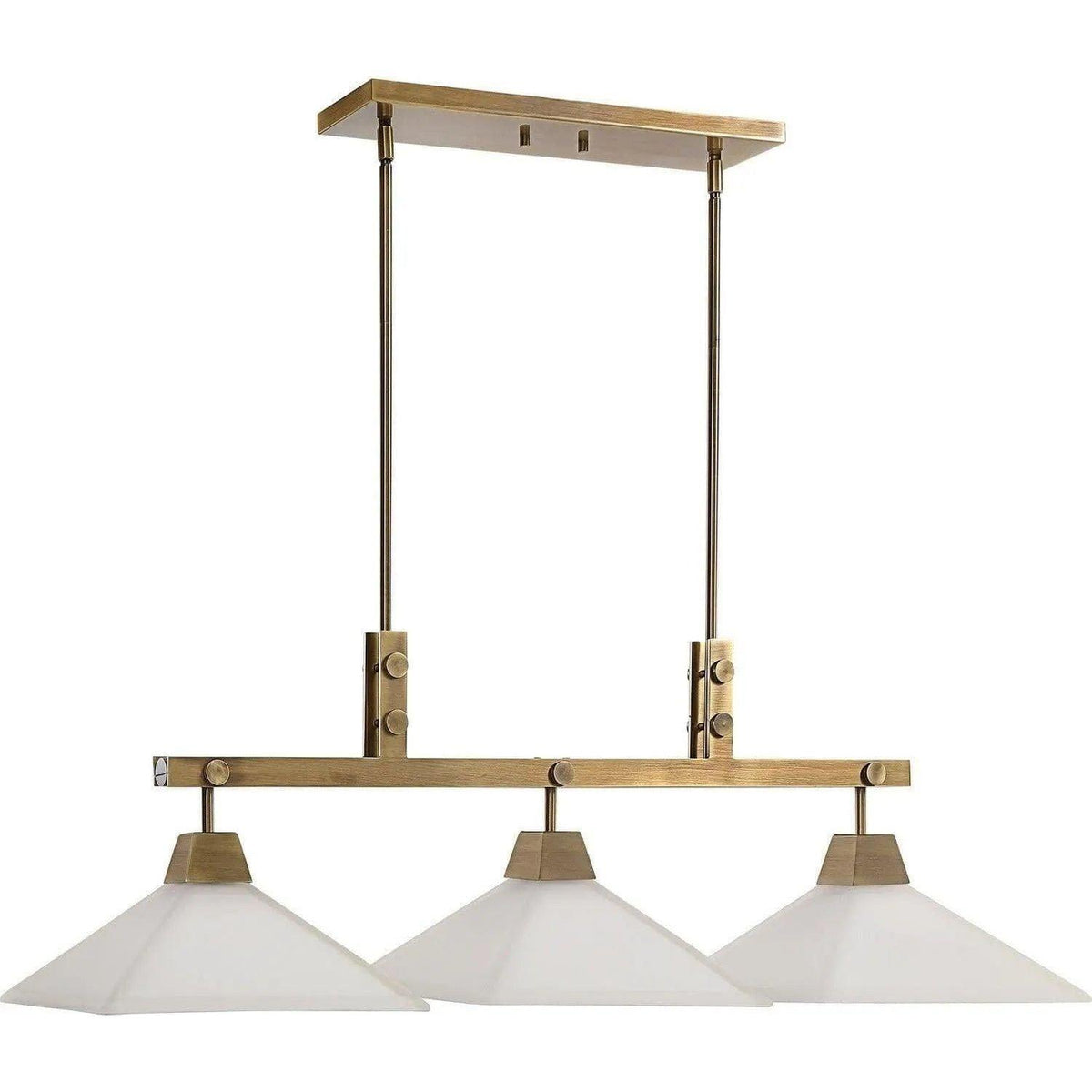 Brookdale Three Light Linear Chandelier | The Uttermost – Canada Light Shop