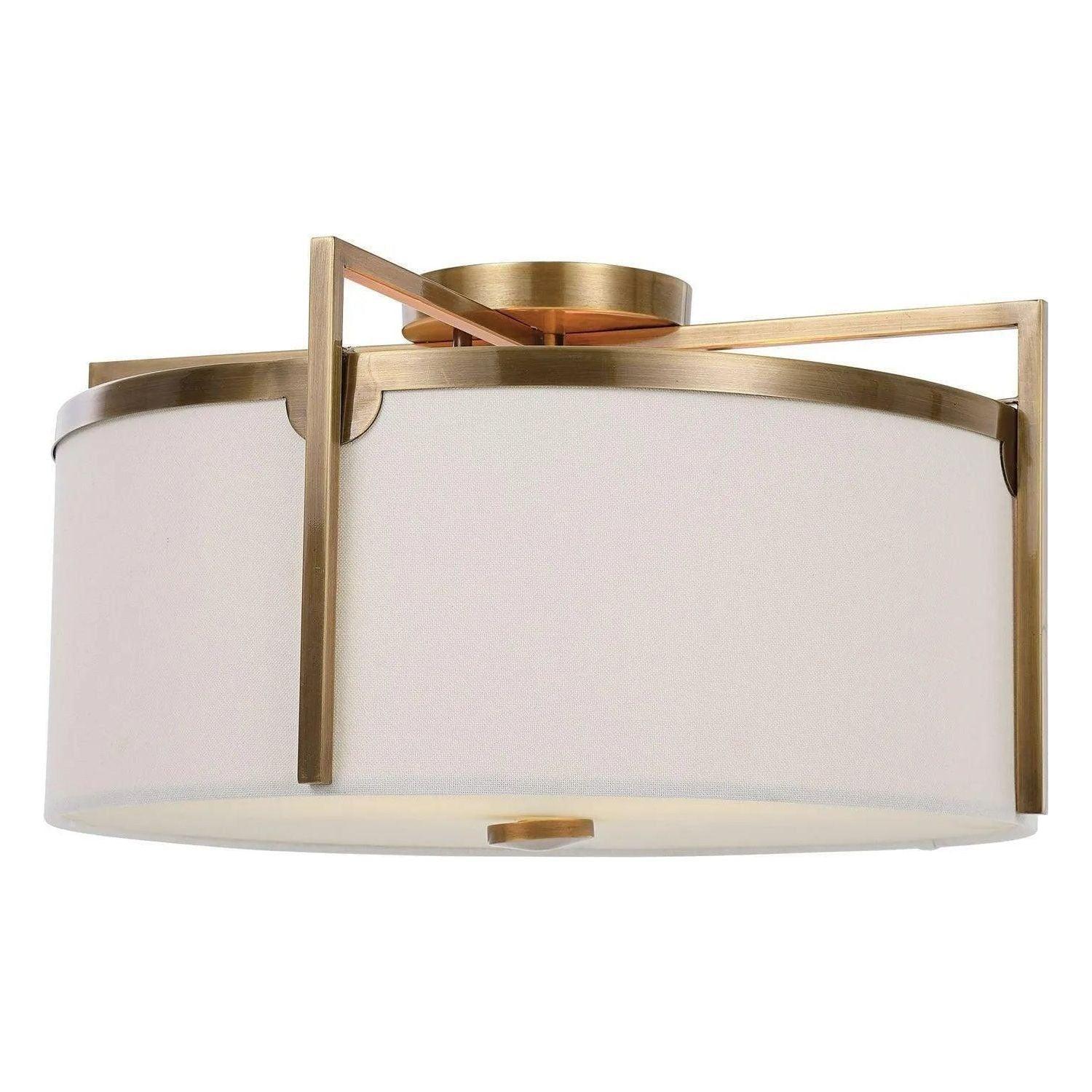 The Uttermost - Colfax Three Light Semi Flush Mount - 22283 - Canada Light Shop