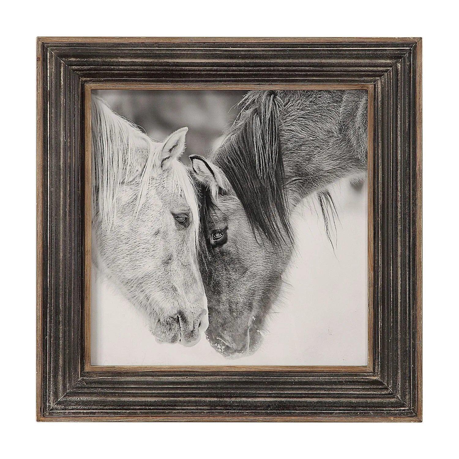 The Uttermost - Custom Black And White Horses Wall Art - 51110 - Canada Light Shop