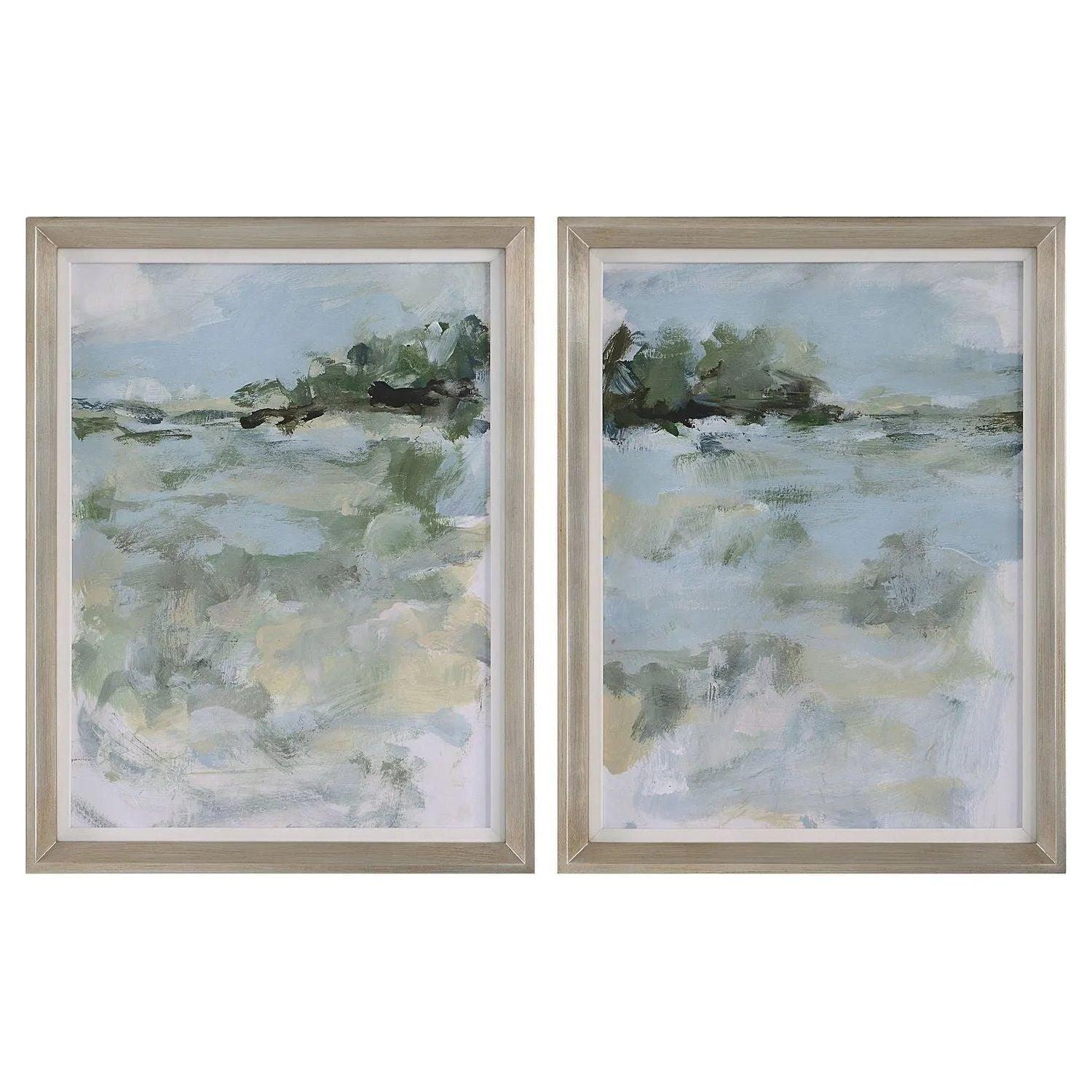 The Uttermost - Far Away View Framed Prints, Set/2 - 41454 - Canada Light Shop