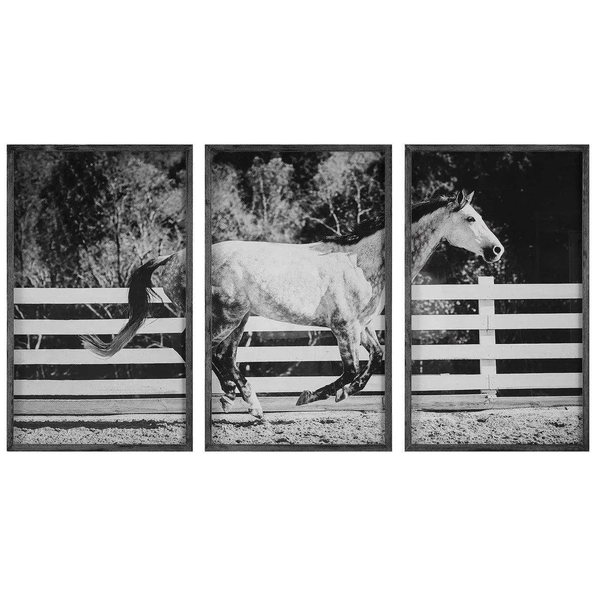 The Uttermost - Galloping Forward Wall Art - 32279 - Canada Light Shop