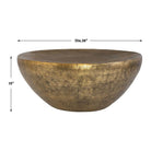 The Uttermost - Gilded Dome Coffee Table - 22990 - Canada Light Shop