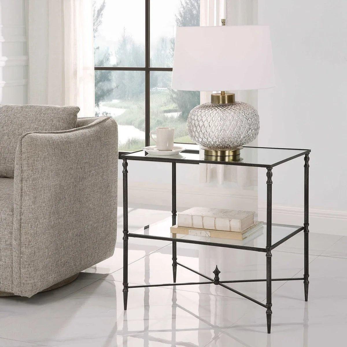 The Uttermost - Henzler Lamp Table - 22984 - Canada Light Shop