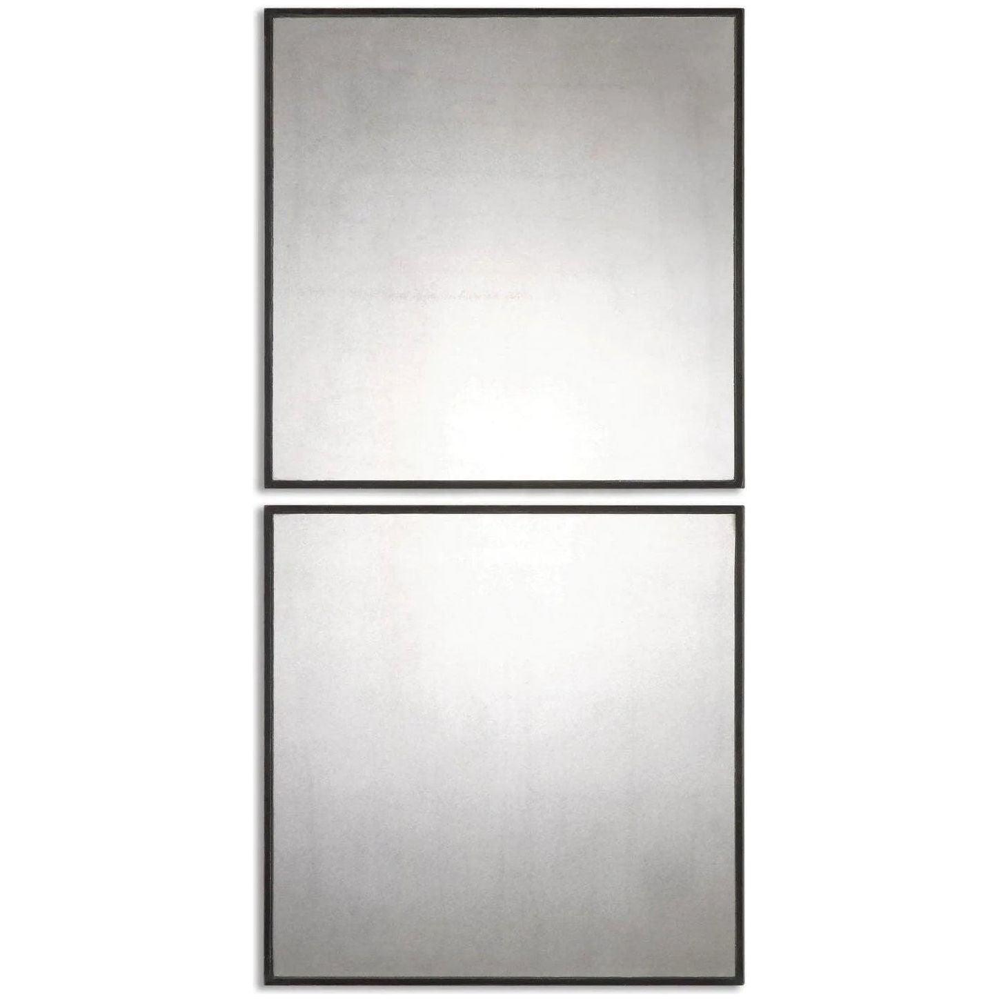 The Uttermost - Matty Squares Mirror, Set Of 2 - 13932 - Canada Light Shop