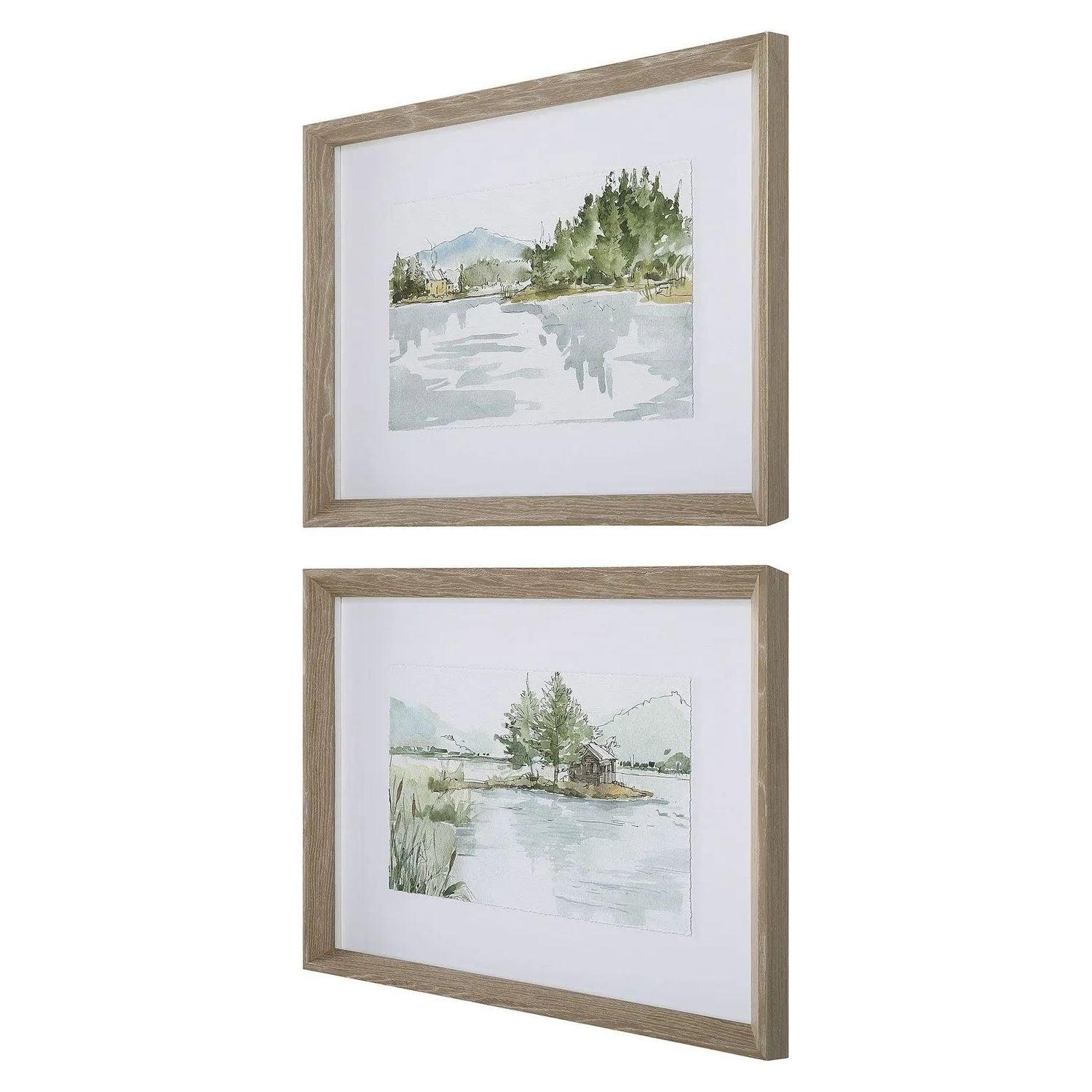 The Uttermost - Serene Framed Prints, Set/2 - 32288 - Canada Light Shop
