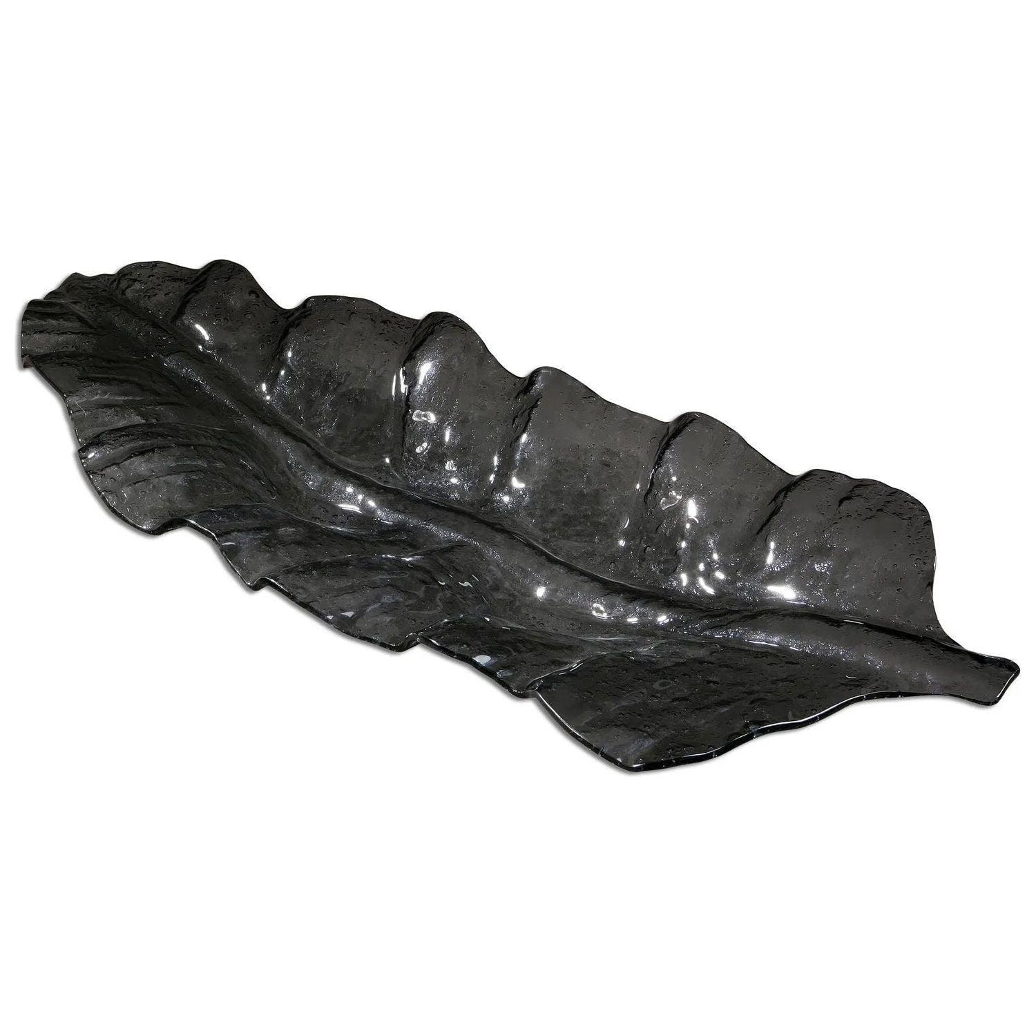 The Uttermost - Smoked Leaf Tray - 19862 - Canada Light Shop