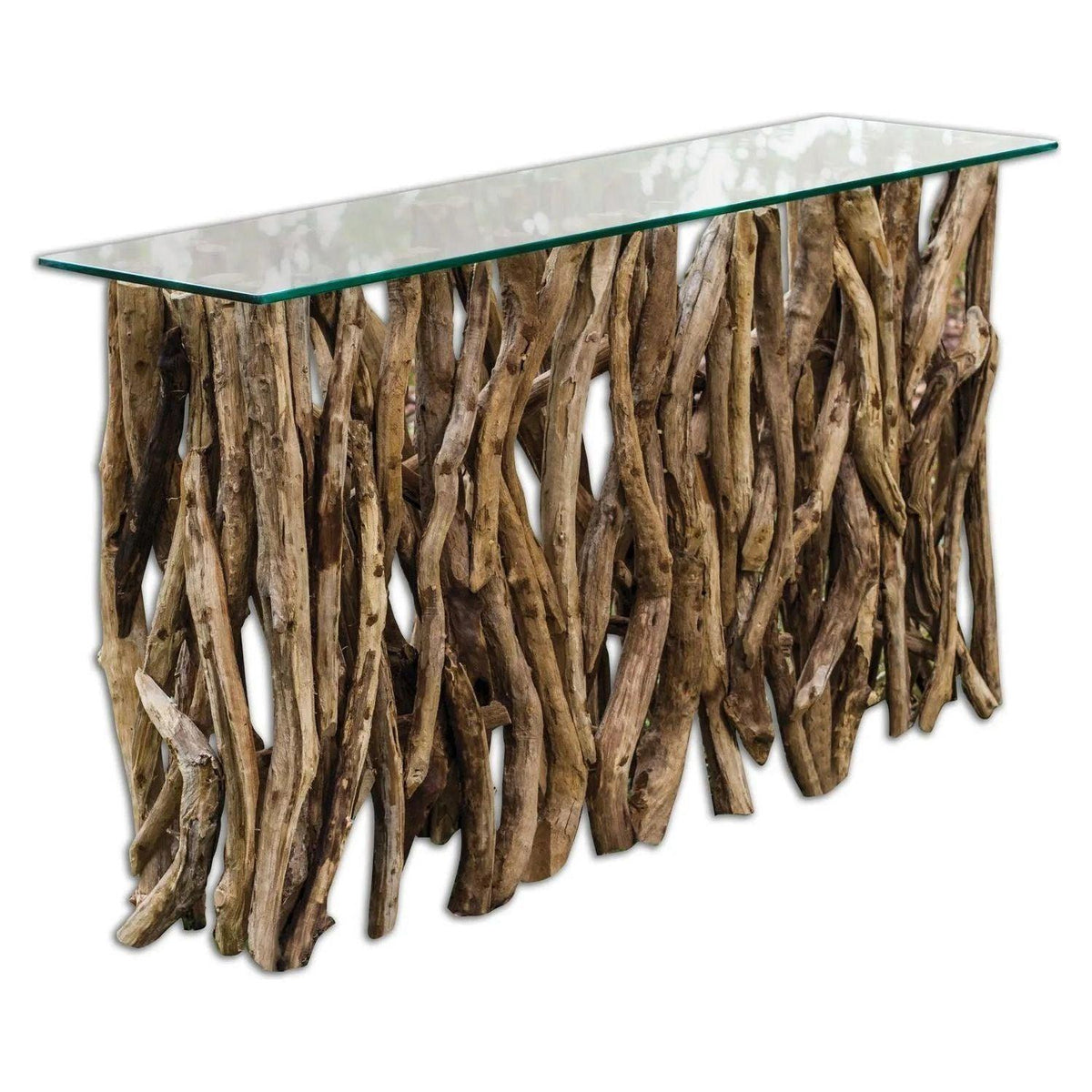 Teak Wood Console | The Uttermost – Canada Light Shop