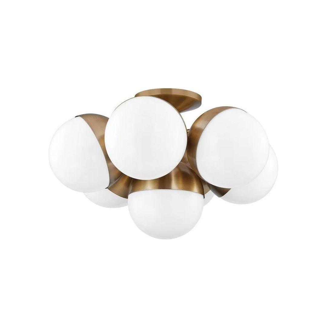 Troy Lighting - Cupertino Semi Flush Mount - C1524-PBR - Canada Light Shop
