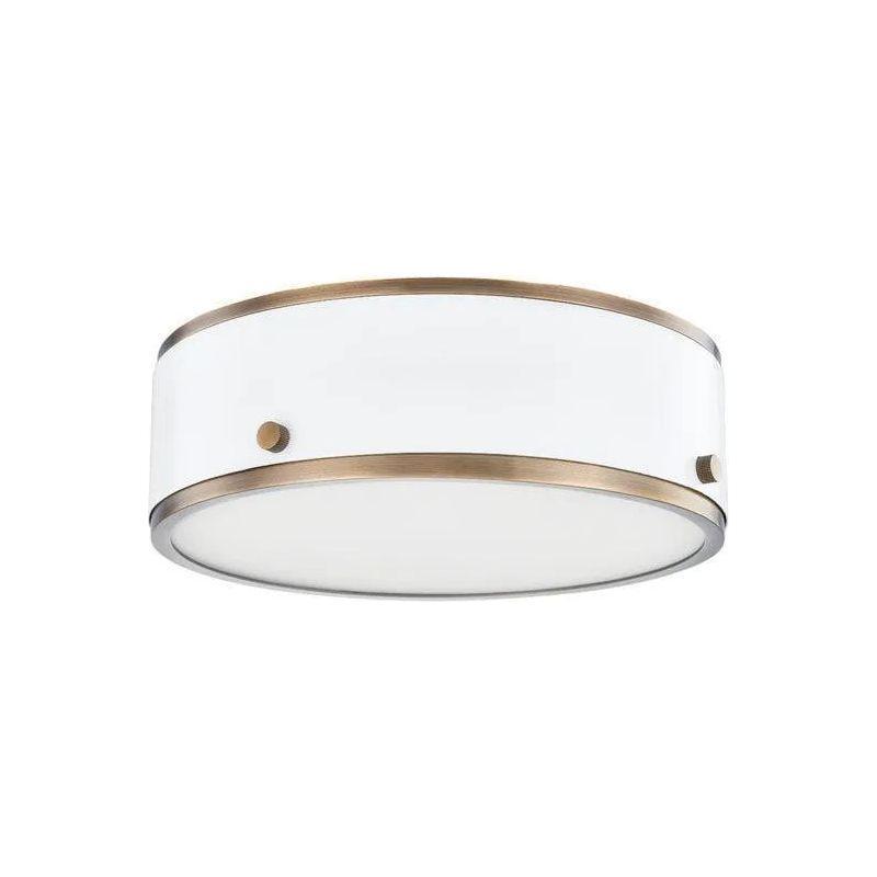 Troy Lighting - Eli LED Flush Mount - C8312-PBR/SWH - Canada Light Shop