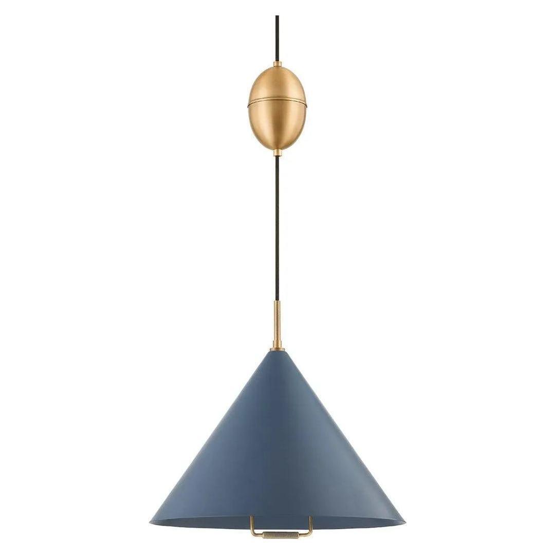 Troy Lighting - Fontana Pendant - F7618-PBR/SBL - Canada Light Shop