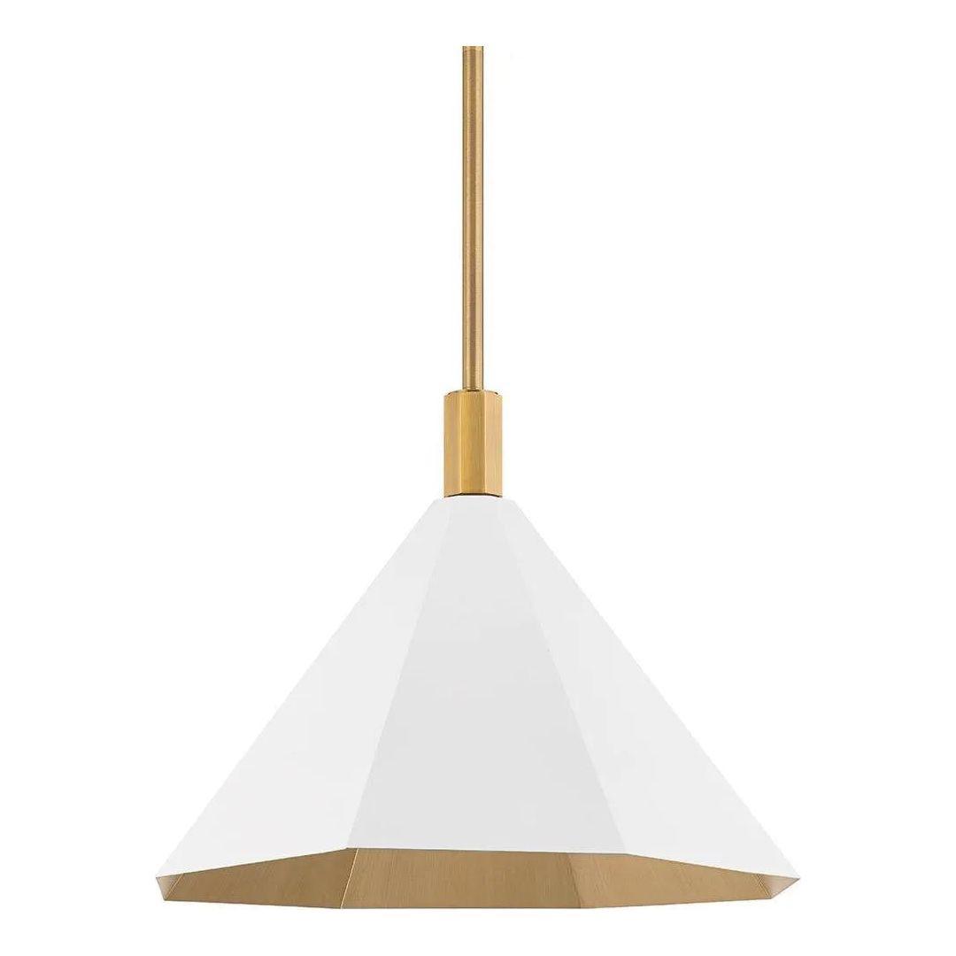 Troy Lighting - Huntley Pendant - F8322-PBR/SWH - Canada Light Shop