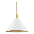 Troy Lighting - Huntley Pendant - F8322-PBR/SWH - Canada Light Shop