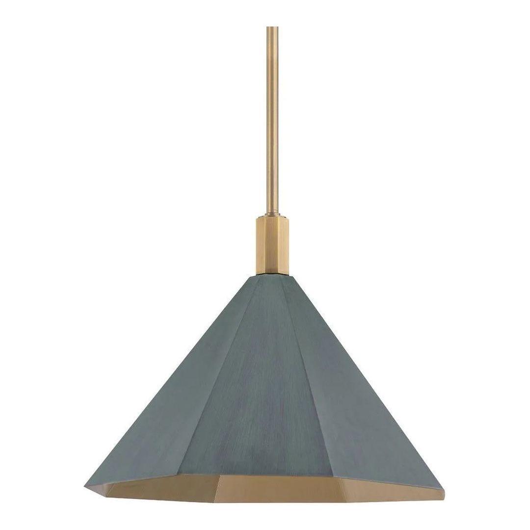 Troy Lighting - Huntley Pendant - F8322-PBR/VER - Canada Light Shop