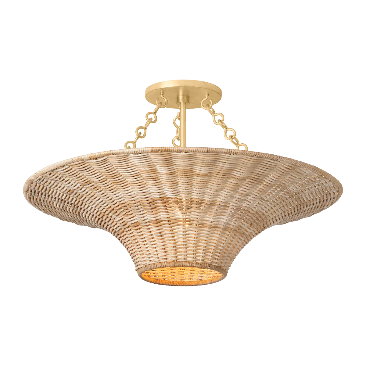 Troy Lighting - Ketan Semi Flush Mount - C2425-VGL - Canada Light Shop
