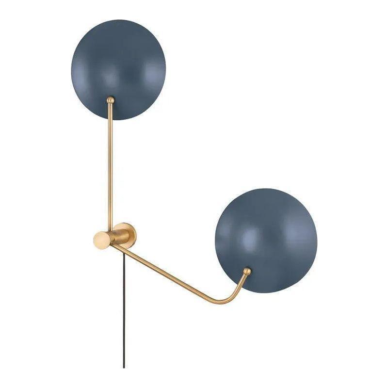 Troy Lighting - Leif Wall Sconce - PTL8141-PBR/SBL - Canada Light Shop