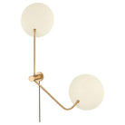 Troy Lighting - Leif Wall Sconce - PTL8141-PBR/SSD - Canada Light Shop