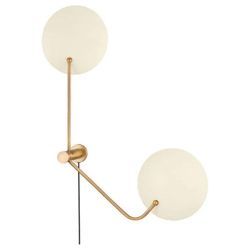 Troy Lighting - Leif Wall Sconce - PTL8141-PBR/SSD - Canada Light Shop