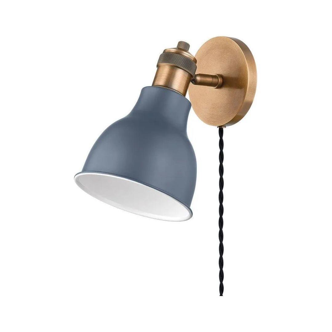 Troy Lighting - Makin Wall Sconce - PTL1210-PBR/SBL - Canada Light Shop