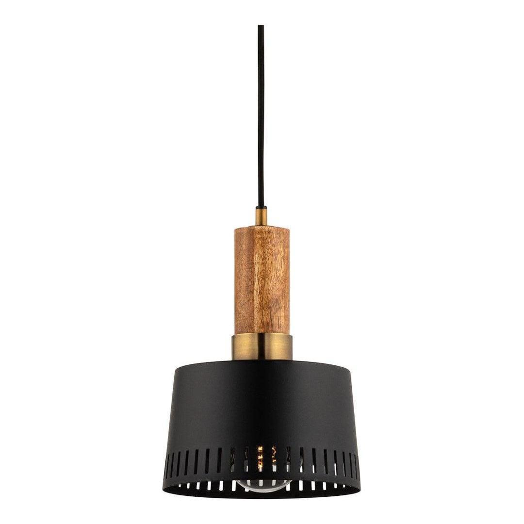 Troy Lighting - Memphis Pendant - F8608-PBR/SBK - Canada Light Shop