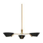Troy Lighting - Sacramento Chandelier - F8143-PBR/SBK - Canada Light Shop