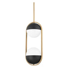 Troy Lighting - Willard Pendant - F9922-PBR/SBK - Canada Light Shop