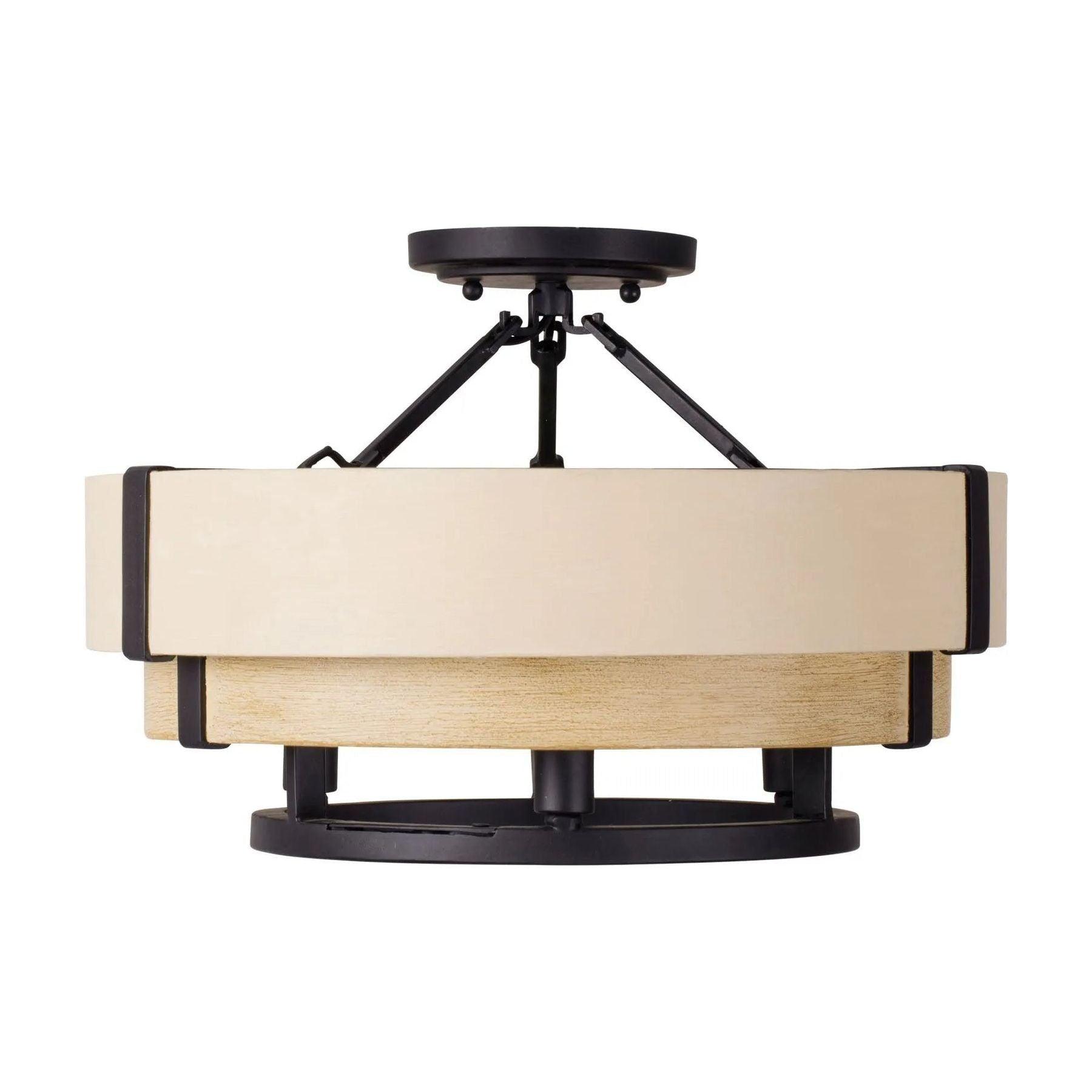 Varaluz - Blonde Moment Semi-Flush Mount - 389S03MBHN - Canada Light Shop