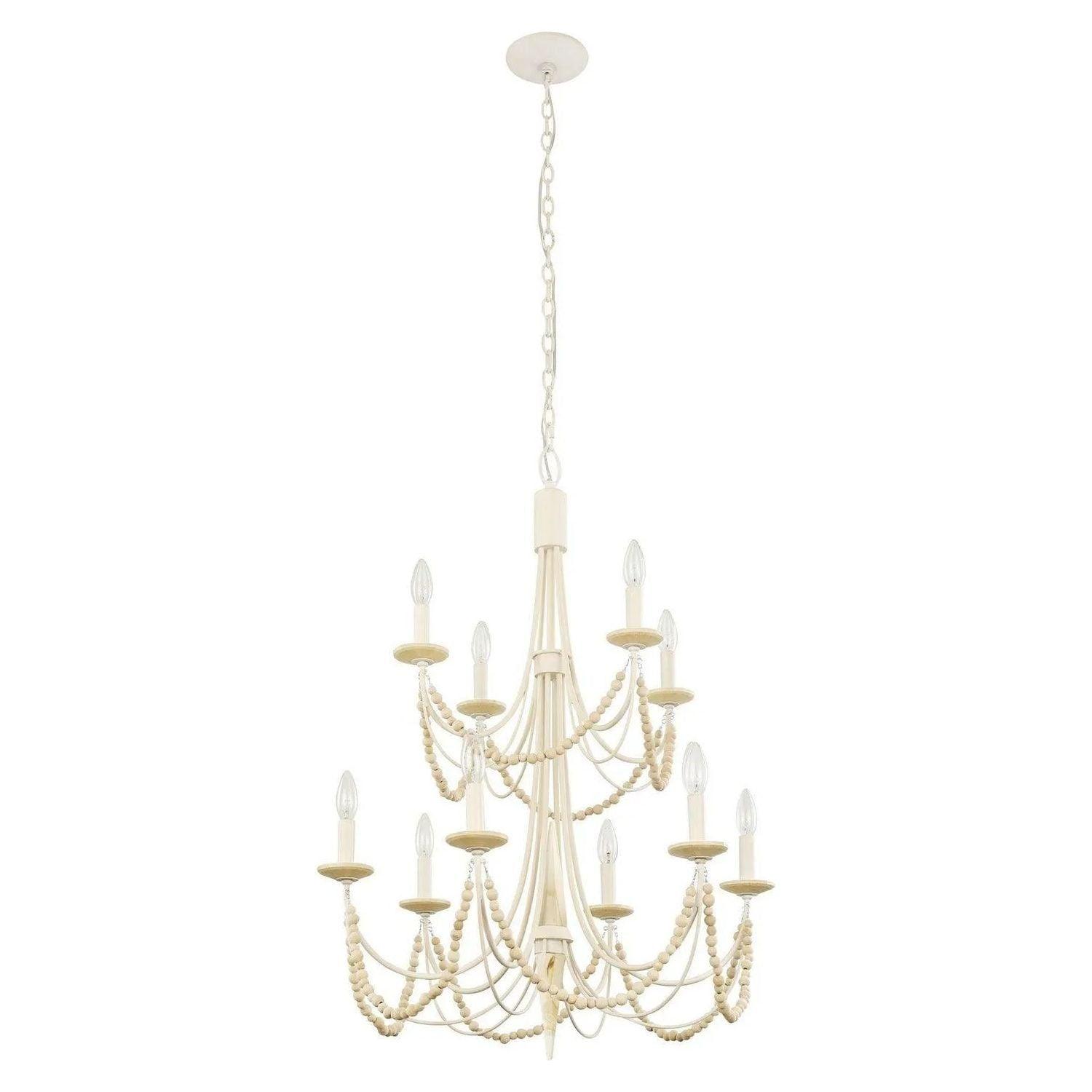 Varaluz - Brentwood 2-Tier Chandelier - 350C10CW - Canada Light Shop