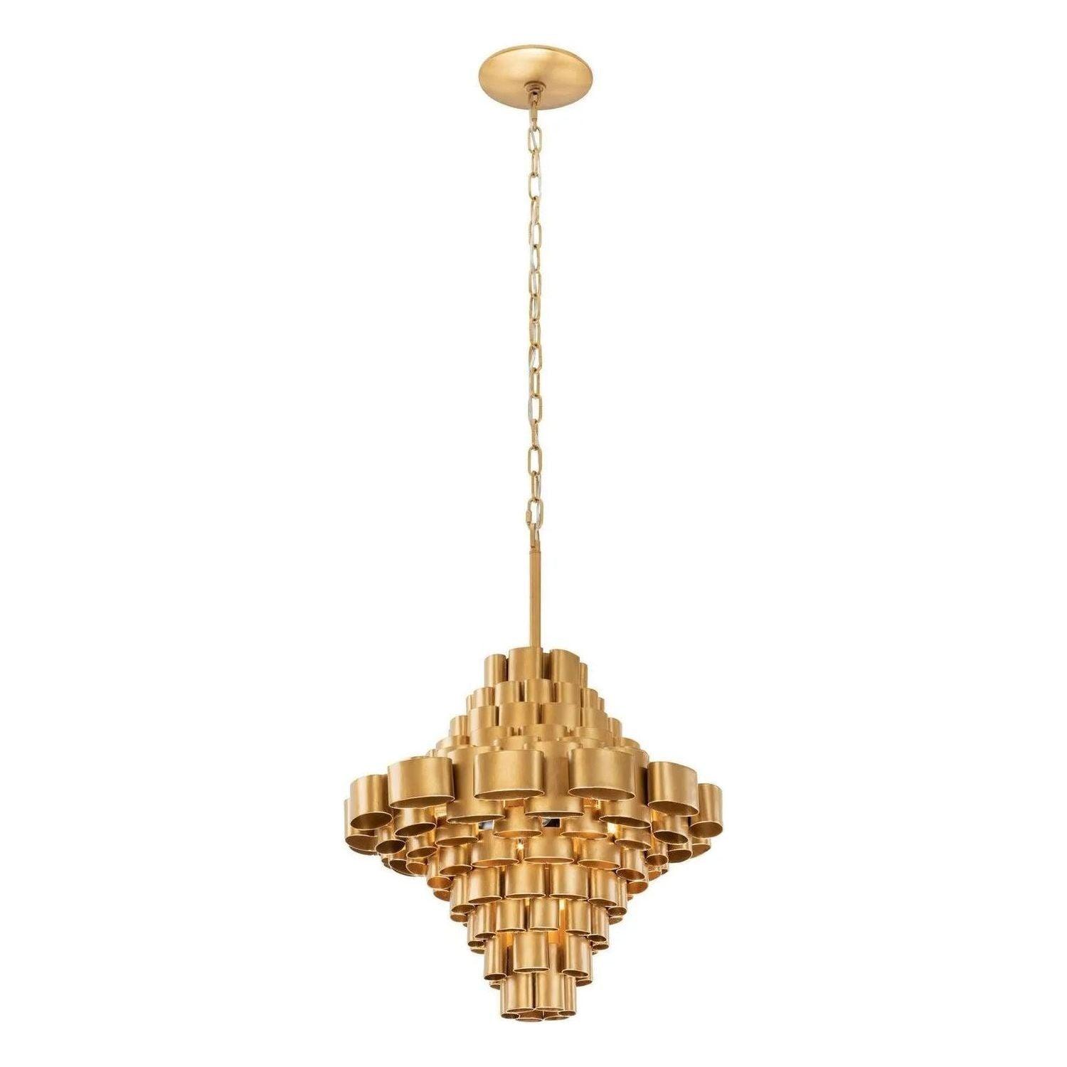 Varaluz - Totally Tubular Foyer Pendant - 369F05AGCB - Canada Light Shop