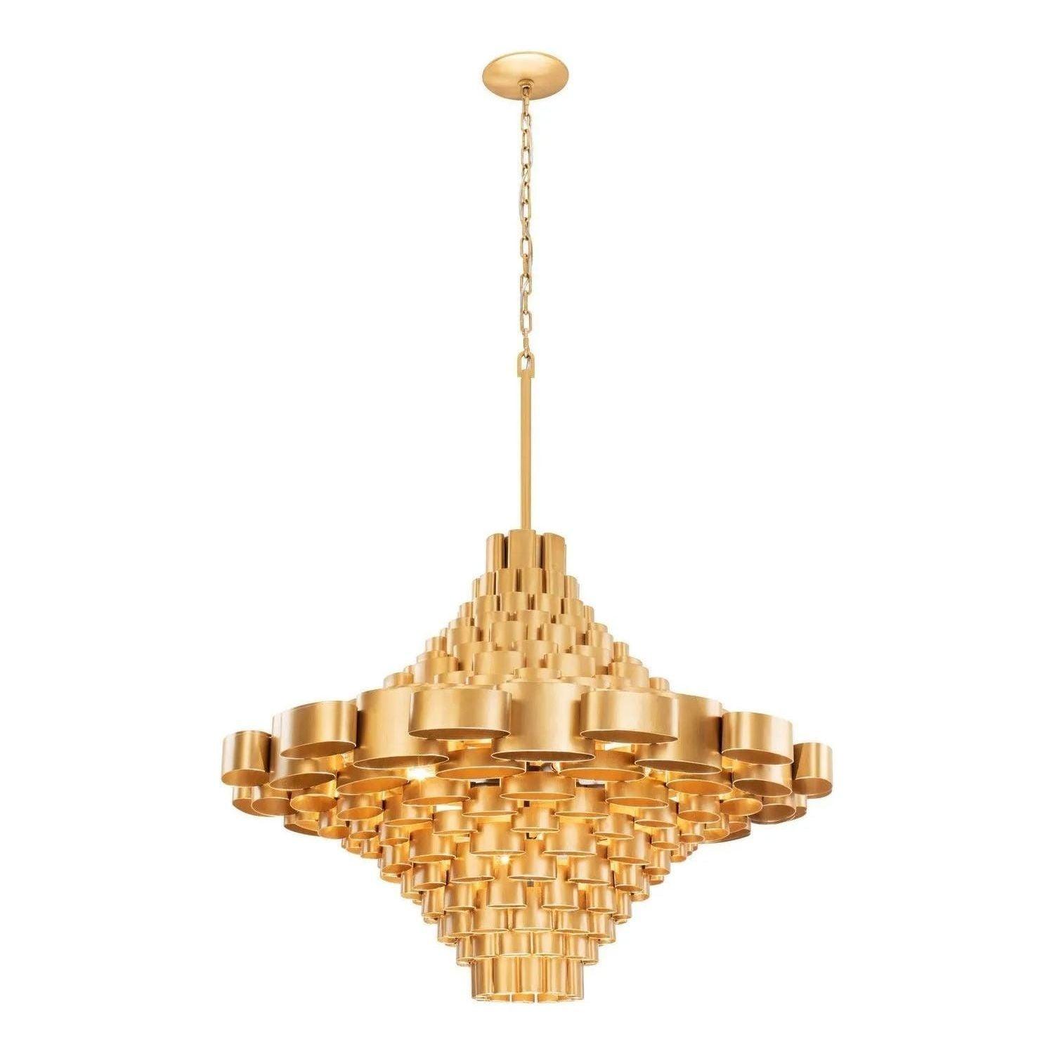 Varaluz - Totally Tubular Foyer Pendant - 369F17AGCB - Canada Light Shop