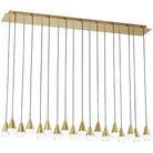 Visual Comfort Modern Collection - Cupola LED Linear Chandelier - 700TRSPCPA18TNB-LED930120 - Canada Light Shop